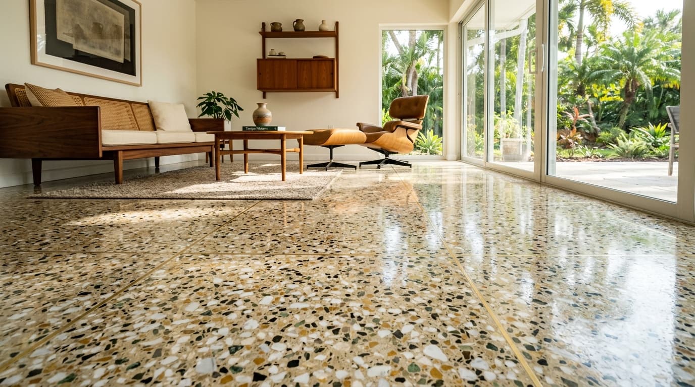 Restoring a 1950s Terrazzo Floor in Tampa Bay: Why It Needs a Different Approach Than a New Floor